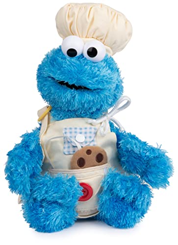 Gund Sesame Street Official Cookie Monster Teach Me Plush, Premium Plush Toy For Ages 1 & Up, Blue, 15” #TOP2