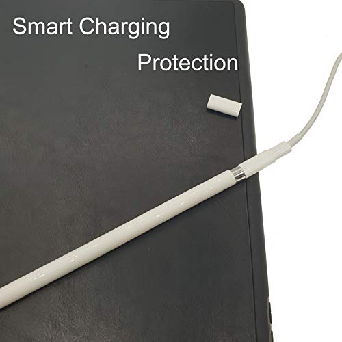 Replacement Ipencil Magnetic Replacement Caps + Charging Adapter Fits for Apple Pencil Gen 1st,Pencil Protector Cap and Charger Convertor Compatible withApple Pencil 1 by REEYEAR - Image 6