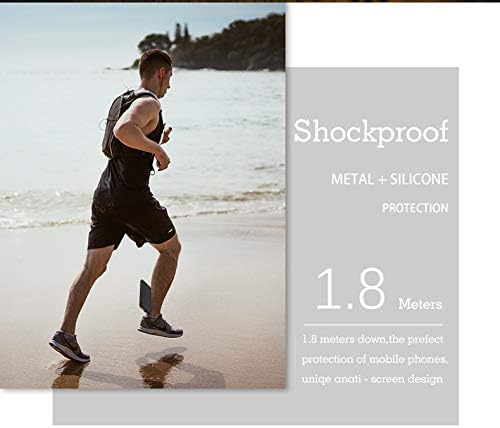 Miniatura 5 de LOVE MEI Funda para Samsung Galaxy A71 4G, resistente al agua, militar, resistente, a prueba de golpes, polvo y suciedad, aluminio híbrido, metal,