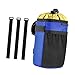 Menolana Bike Cup Holder,Bike Water Bottle Holder Bag,Biking Storage,Bicycle Handlebar Drink Pouch, with Mesh Pocket for Bikepacking, Blue