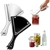 Jar Opener for Weak Hand,2026 New Jar Openers Multi-Purpose Bottle Opener with Ergonomic Grip,Easy Lid Open Kitchen Gadgets for Seniors and Low Hand Strength (1, White+Black)