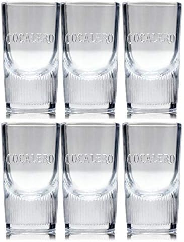 Amazon 6個セット コカレロ専用ショットグラス ロゴ入り 30ml ノーブランド品 ショットグラス