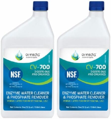 Replacement for Compatible with Orenda Technologies CV-700 Catalytic Enzyme Pool Water Cleaner & Phosphate 2Pk