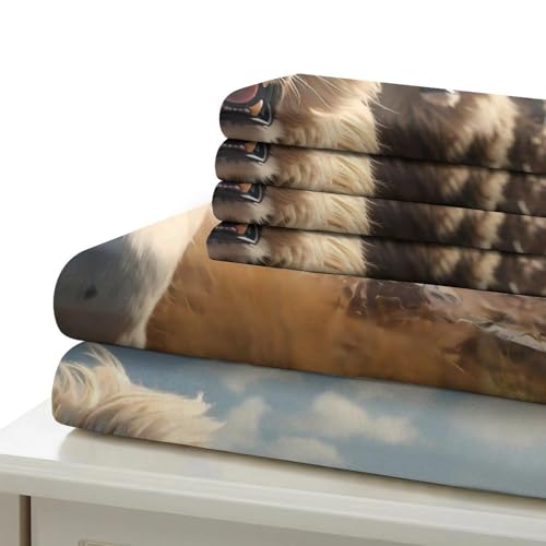 Parure Le Roi Lion microfibre 200x200cm fermeture éclair pratique
