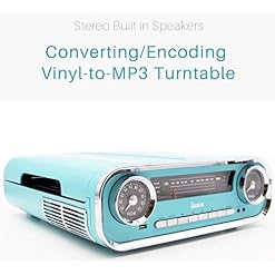 Lauson 01TT18 Tourne Disque Vinyle Bluetooth | Platine Vinyle Vintage Haut-Parleurs Stéréo Intégrés | Radio FM USB AUX… - Les Beatles, Paul McCartney, John Lennon, RIngo Starr, George Harrison Lauson 01TT18 Tourne Disque Vinyle Bluetooth | Platine Vinyle Vintage Haut-Parleurs Stéréo Intégrés | Radio FM USB AUX… – Image 3