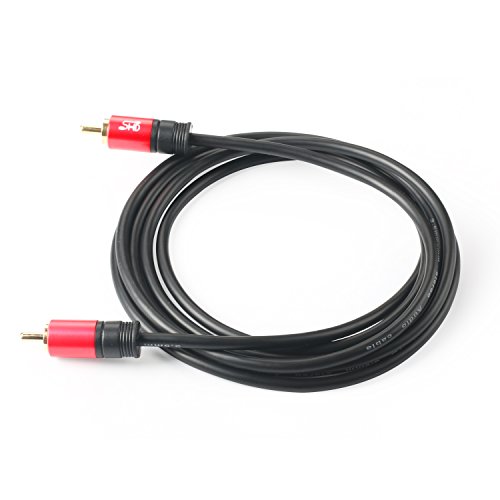 Subwoofer Cable,Shd Rca Cable Rca To Rca Audio Cable Premium Sound Quality Dual Shielded With Gold Plated Connectors-6Feet #TOP6