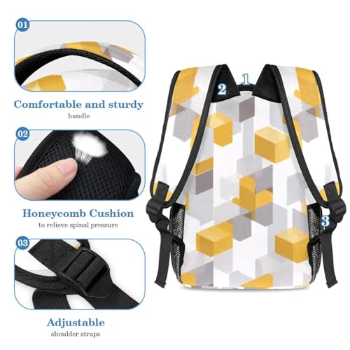 Sac à dos avec trousse géométrique pour les déplacements au lycée - 4