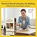 NuGrain Wood Repair Kit | Restore a Finish for Wood | Floor Cover Nicks and Scratches | Perfect Color Match for Any Wood Tone-1 Pack /2bottle