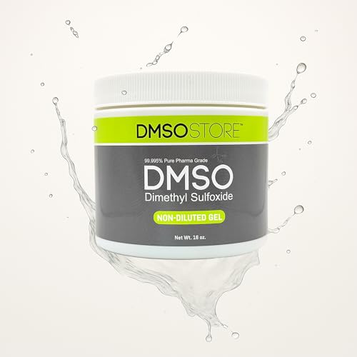 DMSO Gel 4.oz Non-diluted 99.995% Low Odor Pharma Grade BPA Free Container
