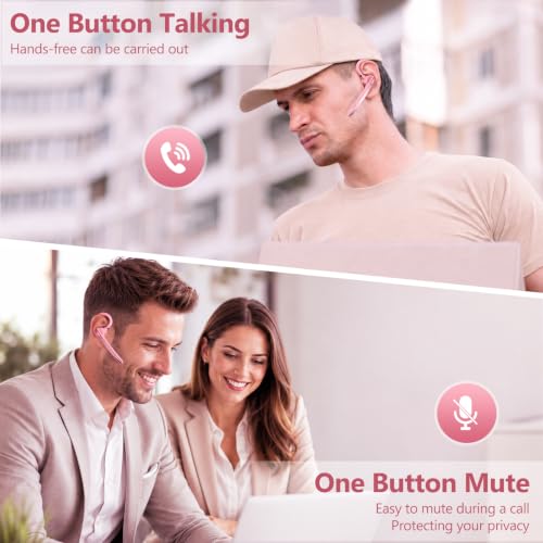 Image of Bluetooth Headset 72H Work Single-Ear Wireless Earpiece for Cell Phone Call