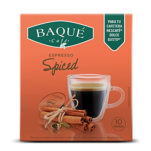 BAQUÉ CAFÉ Spiced 10 Cápsulas compatibles con Dolce Gusto