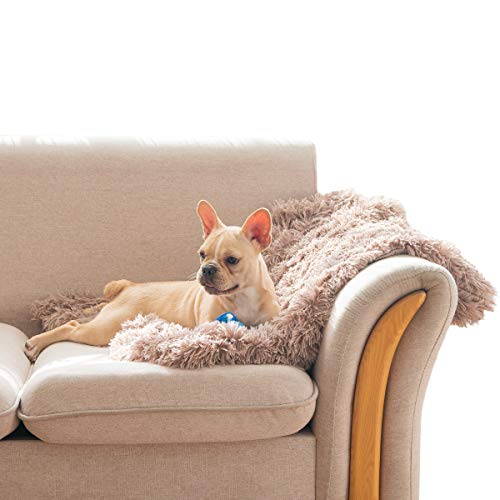 Dog Cat Bed Blanket Cover, Cozy Fluffy Dog Fleece Pet Throw Blankets for Small, Medium Dogs, Cats, Multiple Use for…