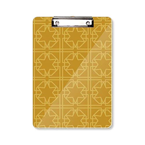 Porte-bloc Thaïlande doré pour organiser vos notes de réunion au format A4