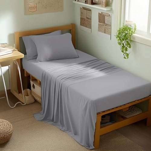 Breescape Cooling Sheet Set Twin XL Size - BlendTek™ Dry & Cool Technology for Hot Sleepers and Night Sweats, Q-Max>0.46 Tech, Deep Pocket Up to 18″, 360° Elastic Band, Misty Gray” style=”margin-left: auto;margin-right: auto”></div>
<blockquote class=