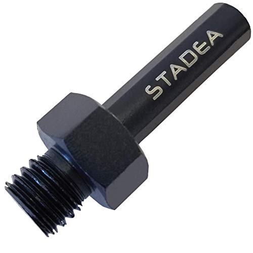 Stadea ADC106K Core Drill Bit Adapter for Threaded Diamond Core Drill Bit Hole Saw - Triangle to 5/8" 11 Male