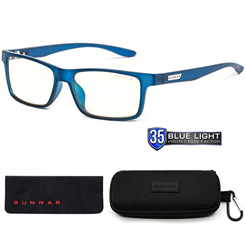 Computer Glasses For Kids | Blue Light Blocking Glasses Kids| Cruz/Navy by Gunnar | 35% Blue Light Protection, 100% UV Light, Anti-Reflective To Protect & Reduce Eye Strain & Dryness
