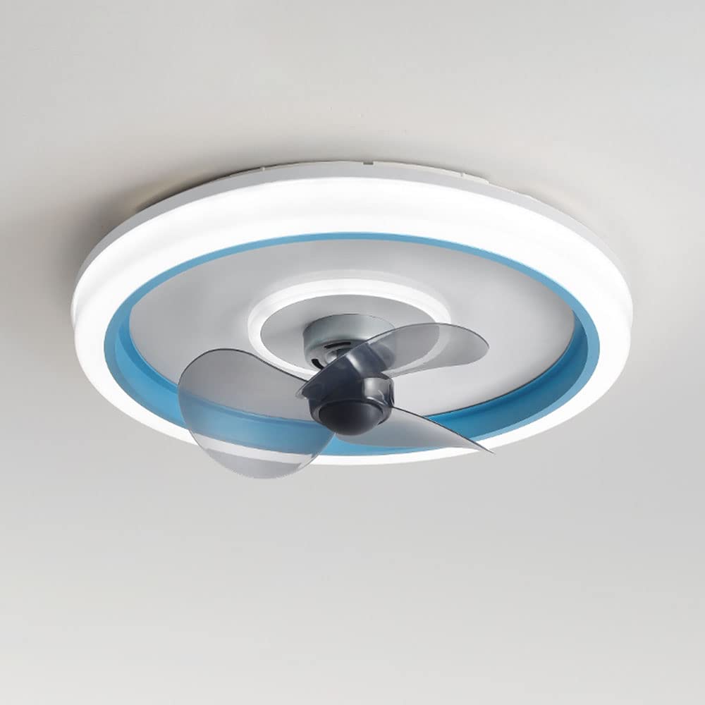 HXYSXHJUO Indoor Mute Fan Light Modern 6 Speed Ceiling Living Room Bedroom Lights Lighting 86W LED Dimmable With Low Profile