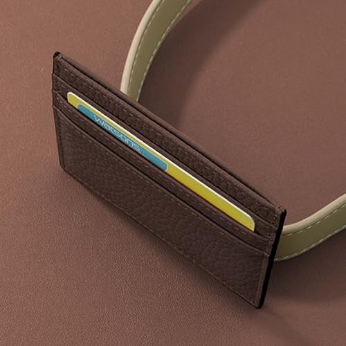 Image of M-Plateau Super Slim Genuine Leather Credit Card Wallet