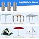 Awroutdoor 4er-Pack Pavillon Sandsäcke, Hochleistungs Sand 600D Bein Gewichte für Pavillon, Sandsäcke zum Beschweren für Pop-Up-Baldachin (Grau)