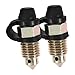 KESYOO 2pcs Motorcycle Brake Bleeder Screws with Protective Caps - Durable Grease Nipple Caps for Automotive Use - Ideal for Axle and Brake System Maintenance