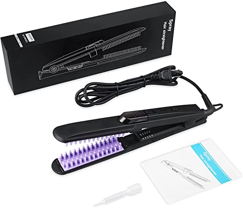 Plancha para el cabello con placas de cerámica miniatura 1