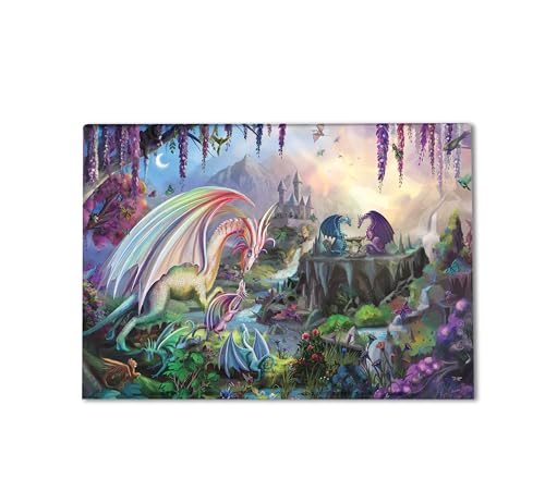 Image of Gaming Skin Compatible with HP Envy x360 16 inch (2023) - Dragon Paradise - Premium 3M Vinyl Protective Wrap Decal Cover - Easy to Apply | Crafted in The USA by MightySkins