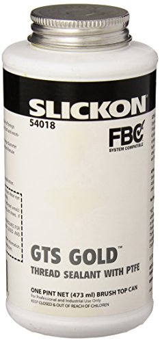 Anti-Seize Thread Sealant with PTFE, Yellow, 16 oz. (54018)