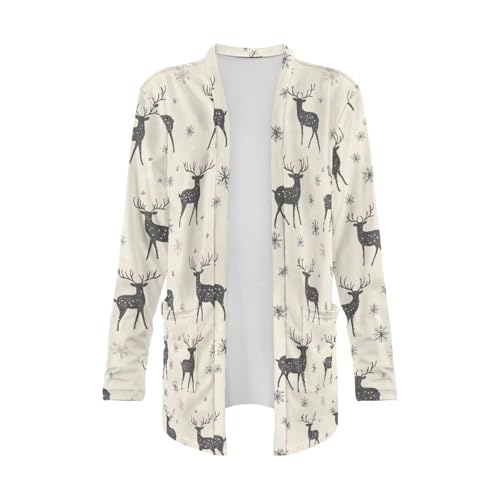 Image of Cardigan for Women Long Sweater Open Front Sweaters Fashion Lightweight Cardigans with Pockets