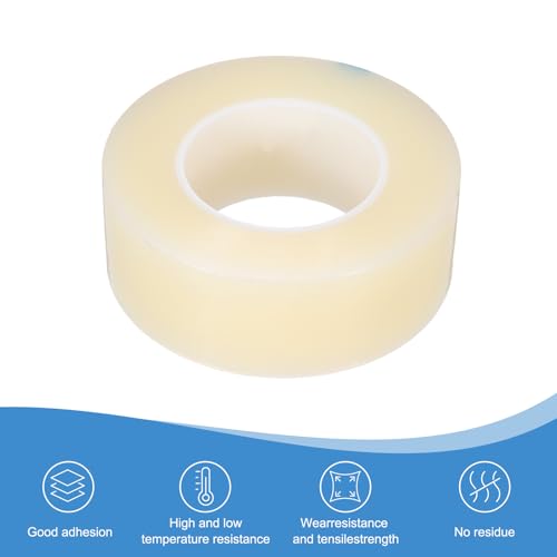 Image of PATIKIL Removable Protective Film Tape, 2 Inch x 656 ft PE Surface Protective Scratch Film Tape Roll for Furniture Electrical Appliances Plastic Hardware High Stickiness Clear