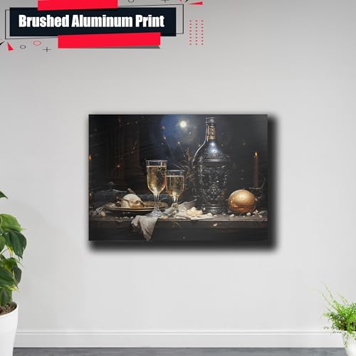 Storeusa99 A Drawing Of A Bottle Of Sparkling Wine With Black Splashes On Top thumb #4