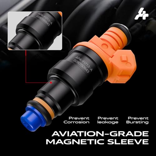 Image of 1PCS Fuel Injectors, Compatible with Ford Lincoln Mercury 4.6L 5.0L 5.4L 5.8L V8 - F150 F250 F350 E150 E250 E350 Expedition Bronco Mustang Thunderbird Navigator-Replace Part 0280150943
