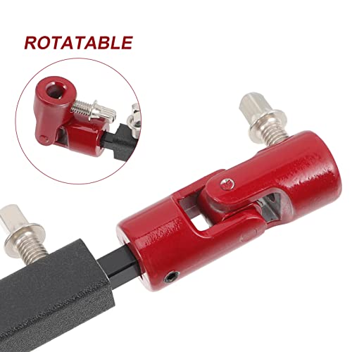 Barra de conexión metálica para pedal doble de bombo miniatura 4