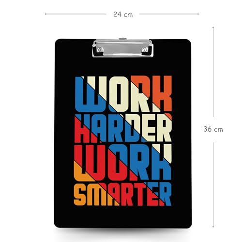 Image of Clipboard Drawing, Writing, Exam Board with Clip (Size - 24x36 cm) Sturdy, Lightweight for Office, School, College - QTS 2