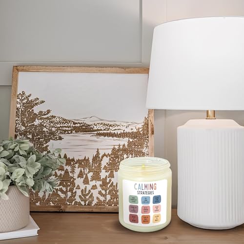 Calming Candle Psychological Counselor Gifts for Women Lavender Candle, Calming Psychotherapy Gifts Scented Candles, Inspirational Candles for Women, Counselor's Office Counselor Office Decor - Image 5