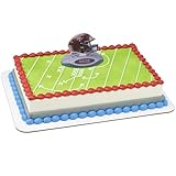 NFL San Francisco 49Ers Cake Decoration, Football Helmet Cake Topper, Officially Licensed Product Of The NFL, Ready To Use Birthday Cake Decoration