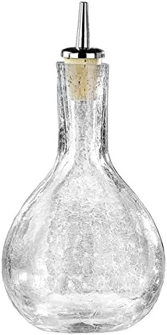 Dash Crackle Glass Drizzler 11.6oz / 330ml | Oil Drizzler, Vinegar Bottle, Glass Drizzler, Oil Bottle, Vinegar Bottle