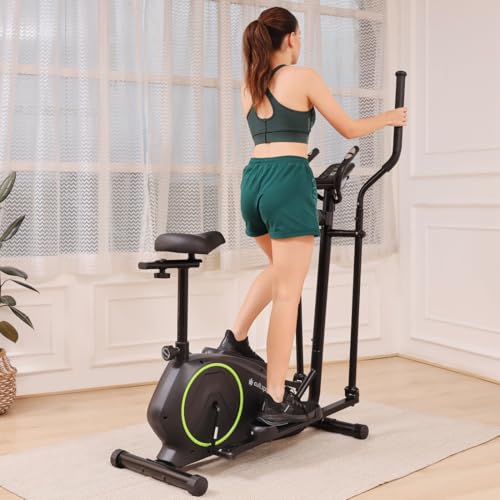 Image of Cult.Sport smartcross Bern Elliptical Cross Trainer | Adjustable Seat | Max Weight: 120kg for Home Gym Fitness with 6 Months Warranty