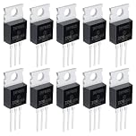 Innfeeltech 10 Pcs MOSFET Transistors IRF4905 74A 55V Field Effect Tubes P-Channel To-220 Power MOSFET Feld Effect Transistor Rectifier