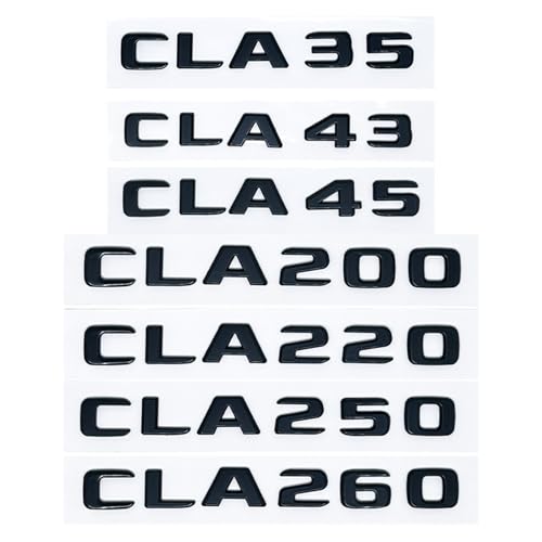 3D CLA180 CLA200 CLA220 CL??A250 CLA260 ABSGu C118 W117 Ԃ̃gÑASXebJ[ƌ݊(Glossy black,CLA200)