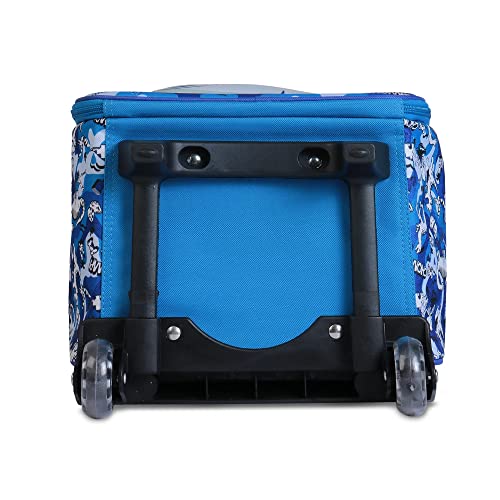 Image of HAMSTER London Dyno Amigoes Trolly Suitcase | Dyno Design Trolley Suitcase Bag with 4 Wheel
