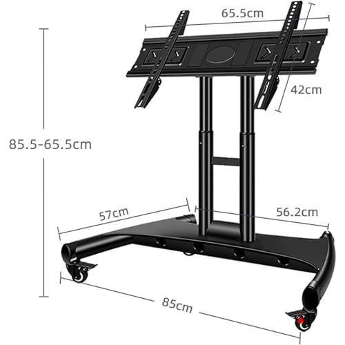 Soporte móvil para TV ajustable en altura para 32-70 pulgadas miniatura 2
