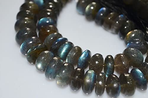 Perles en labradorite 5 inch strand de 11 mm de diamètre pour composer des colliers bohèmes
