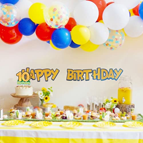 Cartoon Anime 10Th Birthday Cake Topperr-Ideal For A Cartoon Anime Themed Party Or A Boy Or Girl's Birthday Party Decoration #TOP5