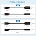 HDMI Over Ethernet Cat5e / Cat6 RJ45 Ethernet Cable, Male to Female HDMI to RJ45 Ethernet Network Converter 2 Ports up to 196ft/60m Transmitter Receiver Power On Support Full 1080p from Displays