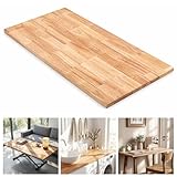 Geetery 48' x 25' x 1.2' Butcher Block Countertop, 4ft DIY Solid Wood Desk Table Top, 1.2'' Thick Waterproof Countertop, Wooden Work Bench Top for Kitchen Island Living Dining Office Workbench