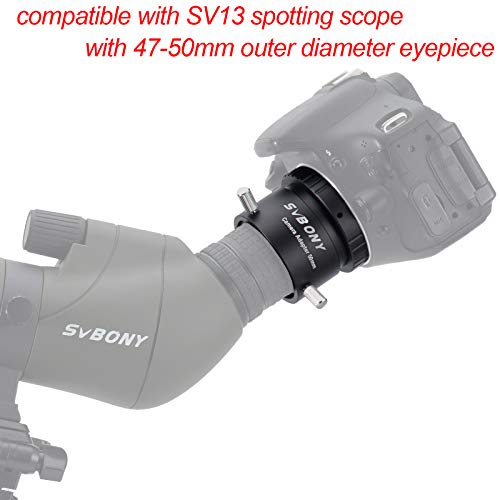 Svbony SV186 Adaptateur Appareil Photo Telescope Longue-Vue,Aluminiu Adaptateur T2, Adaptateur Longue-Vue d'Anneau en T Compatible avec Nikon - Image 6