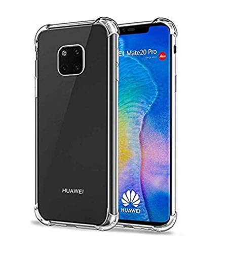 Plus Shock Proof Clear Transparent Hard Back Hybrid Soft Bumper Anti Scratch Cover Cases for Huawei Mate 20 Pro (B07YNLWH5C) Amazon Price History, Amazon Price Tracker