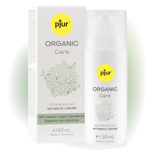 Soin intime hydratant pjur ORGANIC Care 50ml, crème régénérante d'exception