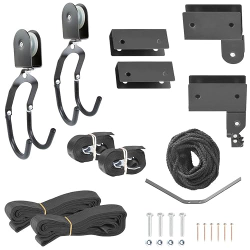 Rage Powersports Apex BLC-1-1 Kayak, Canoe and Overhead Storage Hoist, Black