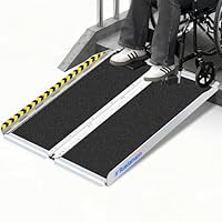 Amazon | Ruedamann 車椅子用スロープ 長さ183cm アルミ製 耐荷重300kg